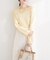 【natural couture】スカラップラメニット