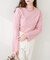【natural couture】スカラップラメニット