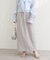 【natural couture】スリット釦ナロースカート