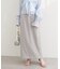 【natural couture】スリット釦ナロースカート