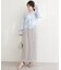 【natural couture】スリット釦ナロースカート