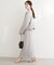 【natural couture】スリット釦ナロースカート