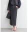 【natural couture】スリット釦ナロースカート