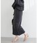 【natural couture】スリット釦ナロースカート