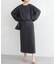 【natural couture】スリット釦ナロースカート