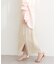 【natural couture】スリット釦ナロースカート