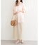 【natural couture】スリット釦ナロースカート
