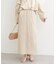 【natural couture】スリット釦ナロースカート