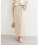 【natural couture】スリット釦ナロースカート