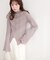【natural couture】プチハイメローニット
