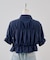 【continuer】フリフリフリル短丈ブラウス