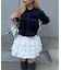 【continuer】フリフリフリル短丈ブラウス