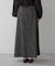 《無地/ドット》サテンマーメイドスカート