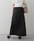 《無地/ドット》サテンマーメイドスカート