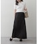 《無地/ドット》サテンマーメイドスカート