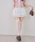【continuer】ふんわり揺れる、ティアードフリルミニスカート