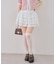 【continuer】ふんわり揺れる、ティアードフリルミニスカート