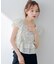 【continuer】前後2wayフリル袖ブラウス