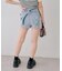【continuer 】うしろリボンデニムショートパンツ
