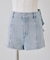 【continuer 】うしろリボンデニムショートパンツ