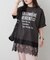 【選べるデザイン！】裾レースロゴTシャツ