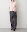 【M/Lサイズ展開】ストレートタックパンツ