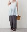 【M/Lサイズ展開】ストレートタックパンツ
