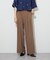 【M/Lサイズ展開】ストレートタックパンツ