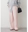 【M/Lサイズ展開】ストレートタックパンツ