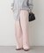 【M/Lサイズ展開】ストレートタックパンツ