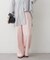 【M/Lサイズ展開】ストレートタックパンツ