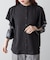 【OUTLET限定】【continuer】袖フレアーバンドカラーシャツ