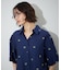 【セットアップ対応】フラワー刺繍ショート丈ブラウス