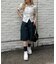 【@_puni.moe企画】レース&ドットベルトハーフデニム