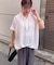 【オンオフ着まわせる優秀アイテム】ヘンリーネックタックブラウス