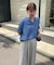 【オンオフ着まわせる優秀アイテム】ヘンリーネックタックブラウス