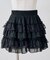 【continuer de】レース×シフォンミニスカート