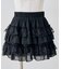 【continuer de】レース×シフォンミニスカート