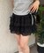 【continuer de】レース×シフォンミニスカート