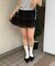 【continuer de】レース×シフォンミニスカート