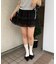 【continuer de】レース×シフォンミニスカート