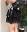 【continuer de】レース×シフォンミニスカート