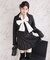 【one after another】フロントギャザーリボンシャツ