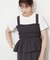 【SET ITEM】シャーリングワンピース+テレコTシャツ