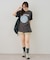 【ANOTHER BRANCH】お花×ラインストーンBIGTシャツ
