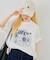 【ANOTHER BRANCH】お花×ラインストーンBIGTシャツ