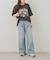 【ANOTHER BRANCH】お花×ラインストーンBIGTシャツ
