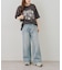【ANOTHER BRANCH】お花×ラインストーンBIGTシャツ