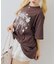 【ANOTHER BRANCH】ビジュー付きプリントフラワーBIGTEE