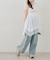 【continuer】レース付アソートキャミチュニック